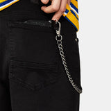 Stainless Steel Wallet Belt Chain Hipster Keychain Clip Rock Punk Jewelry
