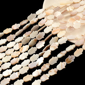 38cm Natural Palm Pearl Shell Beads DIY Bracelet Necklace Charm Jewelry