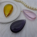 Teardrop Crystal Glass Chandelier Pendant DIY Lamp