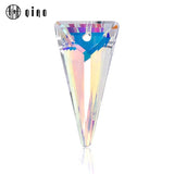 38mm Crystal Spike Pendant Austria Glass Beads Rhinestone