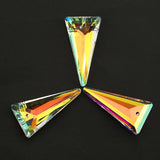 38mm Crystal Spike Pendant Austria Glass Beads Rhinestone