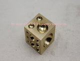 38mm Brass Dapping Tools Goldsmithing Square Dapping Block