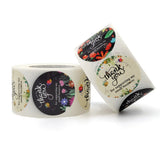 38mm Thank You For Supporting Small Business Flower Stickers