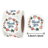 38mm Thank You Stickers Floral Sealing Labels for Wedding Party