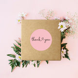 38mm Thank You Stickers Packaging Envelope Sealing Labels