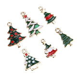 38pcs Mixed Christmas Charms for DIY Jewelry Making Xmas Gift