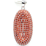 Gorgeous Spessartine Garnet Citrine Tanzanite Amethyst 925 Silver Pendant