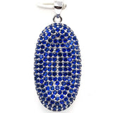 Gorgeous Spessartine Garnet Citrine Tanzanite Amethyst 925 Silver Pendant