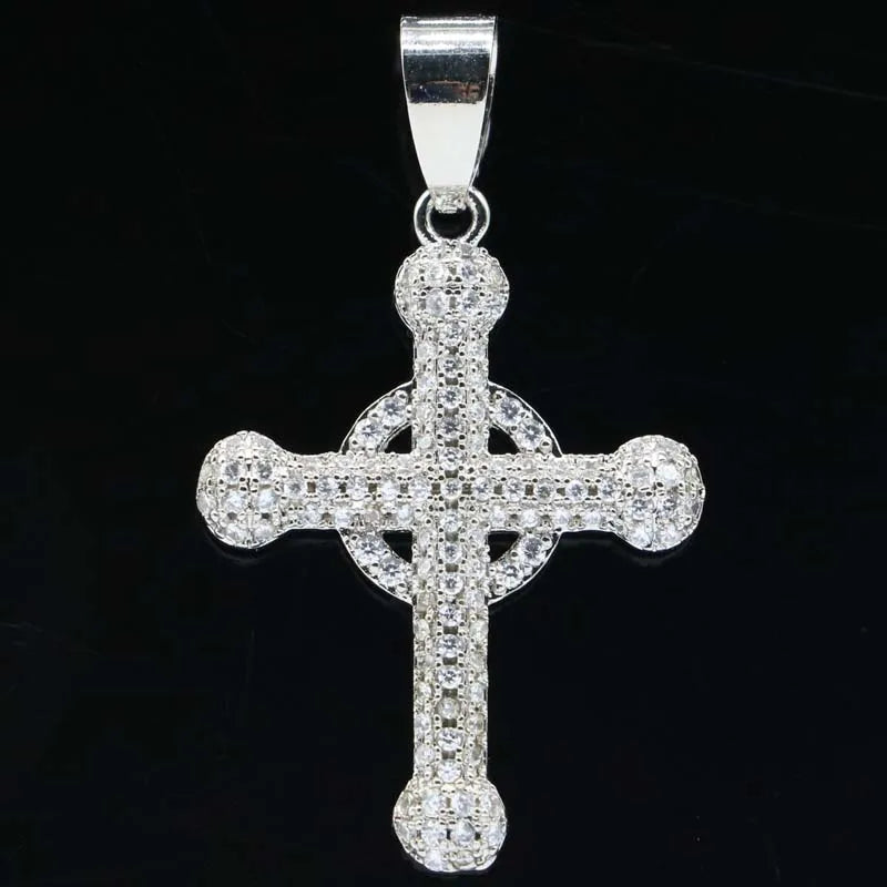 Sapphire Women Dating Silver Pendant Eye Catching 2.5g