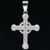 Sapphire Women Dating Silver Pendant Eye Catching 2.5g