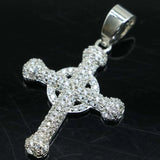 Sapphire Women Dating Silver Pendant Eye Catching 2.5g