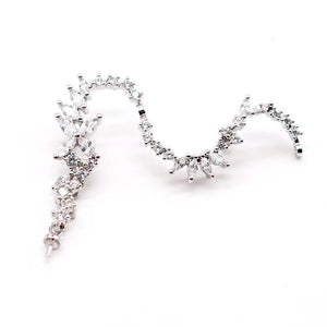 High Quality CZ-Inlaid Pearl Bracelet Buckle 38x32mm