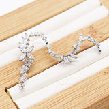 High Quality CZ-Inlaid Pearl Bracelet Buckle 38x32mm