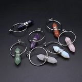 High-Quality Natural Stone Amethyst Opal Pendant DIY Accessories