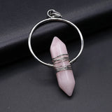 High-Quality Natural Stone Amethyst Opal Pendant DIY Accessories