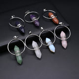 High-Quality Natural Stone Amethyst Opal Pendant DIY Accessories