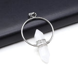 High-Quality Natural Stone Amethyst Opal Pendant DIY Accessories