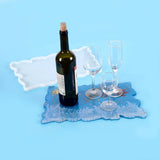 Silicone Wave Epoxy Resin Mold for Fruit Cake Red Wine Glass Tray Art