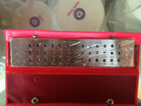 Tungsten Carbide Jewelry Drawplates 0.26-2.8mm Steel Holes Round