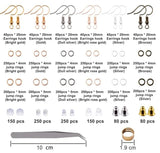 3900Pcs Alloy Earring Hooks Earplug Closed Loop For DIY Jewelry Making