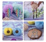 3900Pcs Alloy Earring Hooks Earplug Closed Loop For DIY Jewelry Making