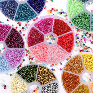 3900pcs 2mm Czech Glass Seed Beads DIY Jewelry Making