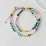 140PCS Natural Turquoise Agate Stone Beads for Jewelry Making