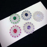 39MM Women's Zircon Flower Sweater Chain Necklace Sunflower