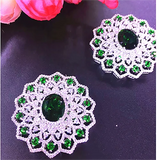 39MM Women's Zircon Flower Sweater Chain Necklace Sunflower