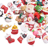 39Pcs Christmas Resin Pendant Charms for Jewelry Making