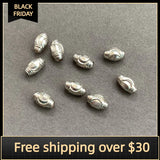 39pcs Silver Jewelry Accessories 7.1X4.3mm