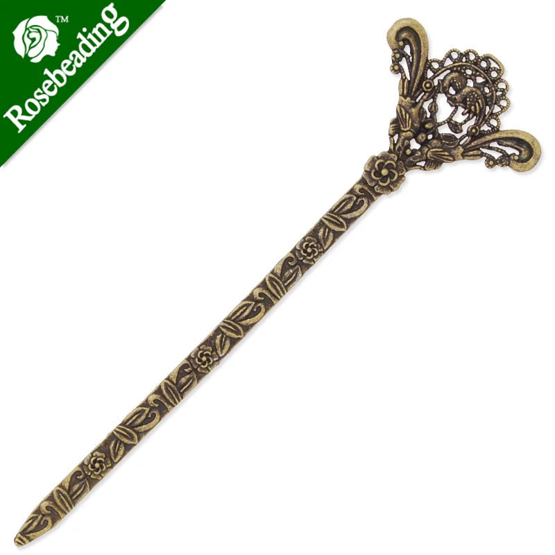 Antique Bronze Ukiyoe Metal Bookmark, 10pcs