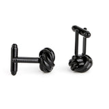 Metal Knots Enamel Cufflink Cuff Link Wedding Accessories