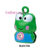 Rhinestone Frog Jingle Bells Charms Pendant Gift