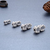 999 Silver Ruyi Pixiu Bead Fengshui Charm Piyao Good Luck Wealth