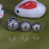 999 Silver Coin Symbol Beads DIY Jewelry Lucky Wealth