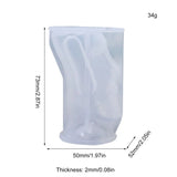 3D Abstract Human Face Head Candle Epoxy Resin Mold DIY Crafts