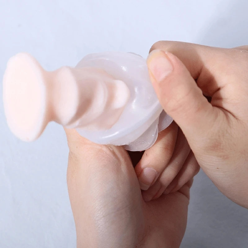 3D Abstract Human Face Head Candle Epoxy Resin Mold DIY Crafts