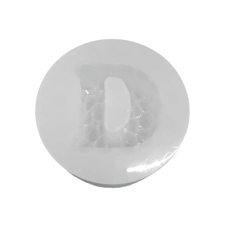 3D Alphabet Epoxy Resin Silicone Mold, Letter D Crystal Epoxy Mold