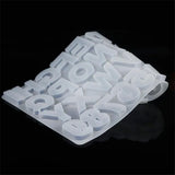3D Alphabet Silicone Mold Crystal Craft Supplies Epoxy Resin Soft Mold