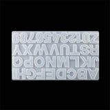 3D Alphabet Silicone Mold Crystal Craft Supplies Epoxy Resin Soft Mold