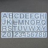 3D Alphabet Silicone Mold Crystal Craft Supplies Epoxy Resin Soft Mold