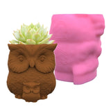 3D Frog Succulent Planter Mold for DIY Pen Holder Home Decor