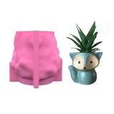 3D Animal Flowerpot UV Epoxy Mold DIY Vase Silicone Mould