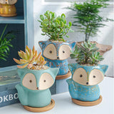 3D Animal Flowerpot Epoxy Mold Succulents Vase Plant Pot Silicone Mould