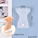 3D Body Shape Candle Crystal Epoxy Resin Mold DIY Crafts Decor