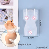 3D Body Shape Candle Crystal Epoxy Resin Mold DIY Crafts Decor