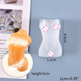 3D Body Shape Candle Crystal Epoxy Resin Mold DIY Crafts Decor