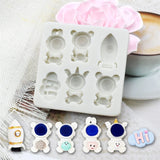 3D Astronaut Silicone Rubber Flexible Food Safe Mould Clay Resin Ceramics