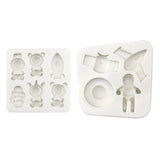 3D Astronaut Silicone Rubber Flexible Food Safe Mould Clay Resin Ceramics